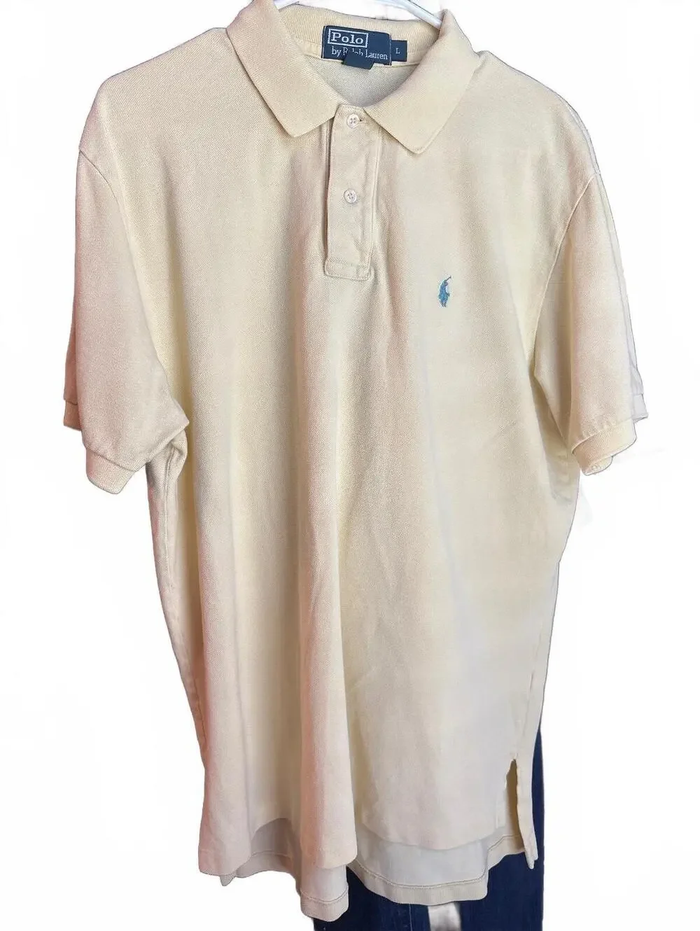 Ralph Lauren Butter Yellow Polo L